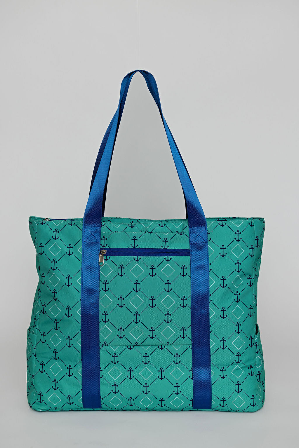 green anchor solmate carry on travel bag with trolley sleeve